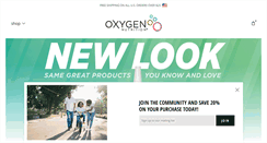 Desktop Screenshot of oxygennutrition.com